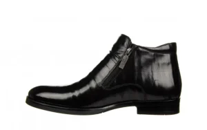 Trzewiki H35B-50-183 Black 104233, Czarny, Skóra naturalna | John Doubare New