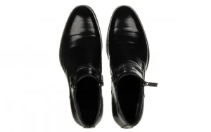 Trzewiki H35B-50-183 Black 104233, Czarny, Skóra naturalna | John Doubare New