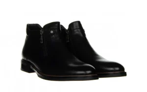 Trzewiki H13B-C15-P742 Black 104195, Czarny, Skóra naturalna | John Doubare New