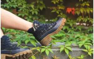 Trzewiki Omio 05 Bleu 202010, Niebieski, Skóra naturalna | Laura Vita Sale